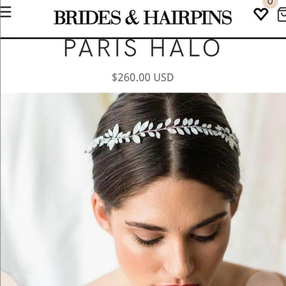 Brides and Hairpins Hair Wedding Halo / Vine / Headpiece